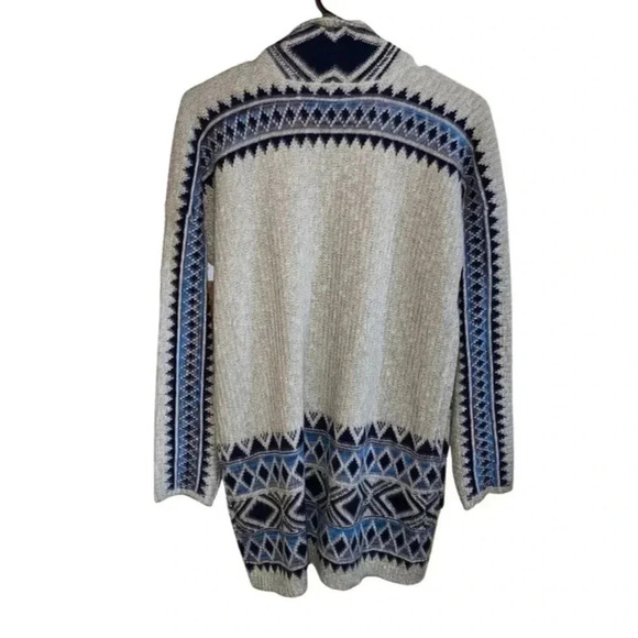Lucky Brand Aztec Style Open Cardigan Size Small - Picture 4 of 7